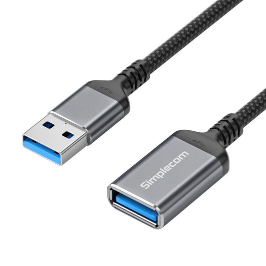 Simplecom CAU320 USB 3.0 Extension Cable USB-A Male to USB-A Female Nylon Braided 2.0M CAU320