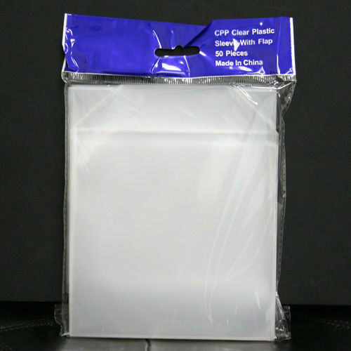 CD Bag Sleeves with Flap (0.1mm) 1000pk