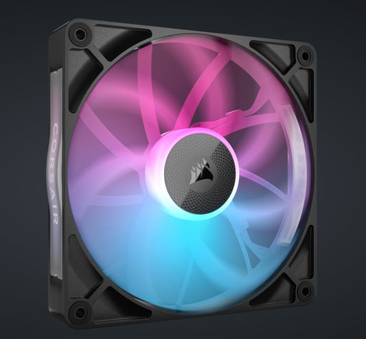 RX140 RGB Black, Single Fan PWM. AirGuide Magnetic Bearing. High Airflow and Efficient. Case Black Fan CO-9051019-WW