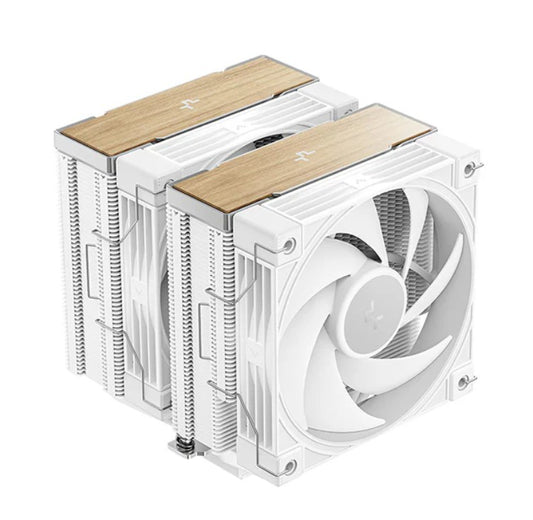 DeepCool AK620 G2 WH Wood Grain Top Cover CPU Cooler, 4-pin PWM, Hydro Bearing Intel LGA1851/1700/1200/1151/1150/1155/ AM5/AM4 R-AK620G2-WHNNMN-GJD