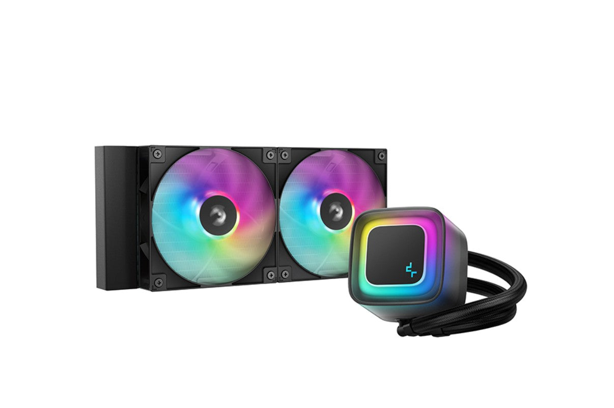 DeepCool LE240 V2 Liquid Cooler 240mm 6th Gen Pump up to 3400 PWM, Hydro Bearing, IntelLGA1851/1700/1200/1151/1150/1155, AMDAM5/AM4  R-LE240-BKAMMC-G-2