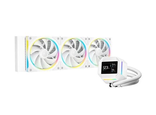 DeepCool LM360 ARGB Liquid Cooler Mini LCD Screen, 2.4' IPS, 320x240 Resolution, Intel LGA1851/1700/1200 + More, AMD AM5/AM4  R-LM360-WHDMMC-1