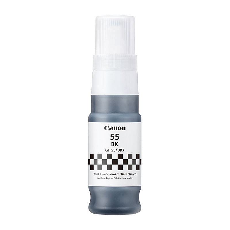 Canon GI55 Black Ink Bottle 3,000 pages - GI-55 BK