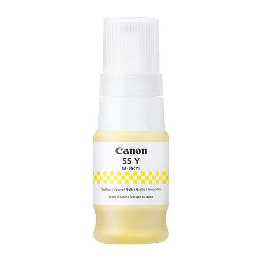 Canon GI55 Yellow Ink Bottle 3,000 pages - GI-55 Y