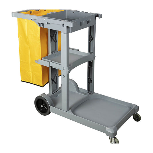 Cleanlink Janitor'S Trolley 3 Tier Grey  - 12014