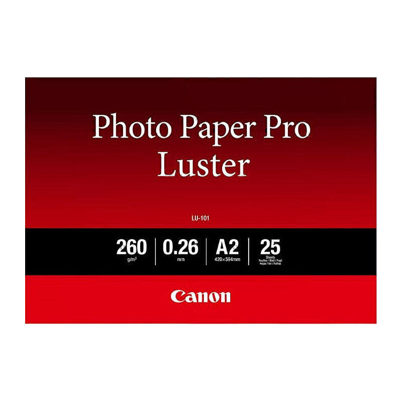 Canon Luster Photo Paper A2 25 sheets - LU101A2