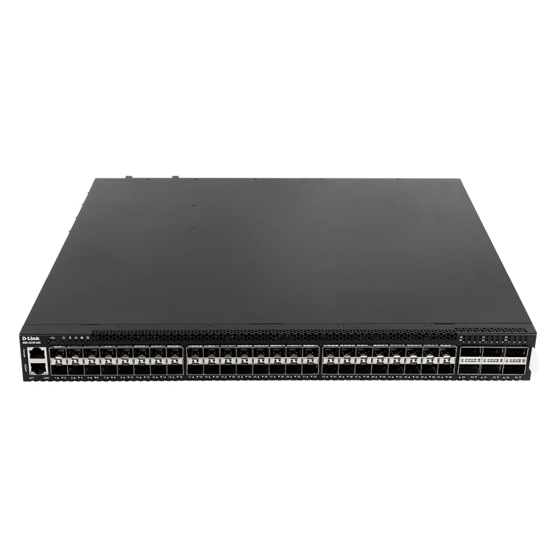 D-Link 54-Port 10-Gigabit Layer 3 Stackable Switch with 48 SFP+ & 6 QSFP+/QSFP28 Ports  - DXS-3610-54S