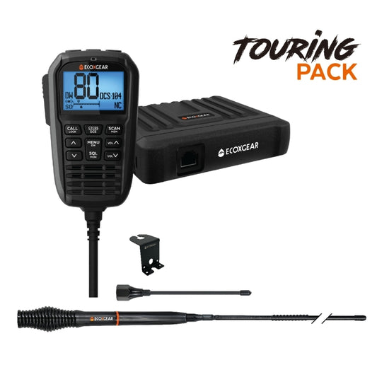 EXG3000 5-Watt Compact Fixed Mount UHF Radio with Multi-Colour LCD Display Mic - TOURING PACK  - EXG3000-TPK