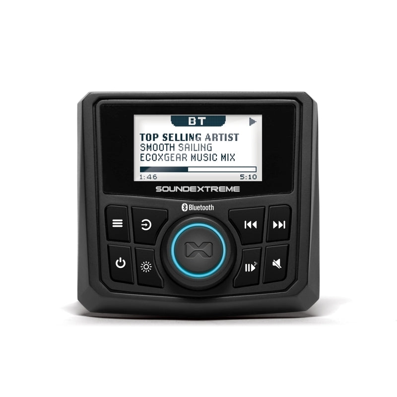 ECOXGEAR Marine AM/FM/Bluetooth Digital Media Player Gauge Radio [SEI-SEMRNGGEAU]  - SEI-SEMRNGGEAU