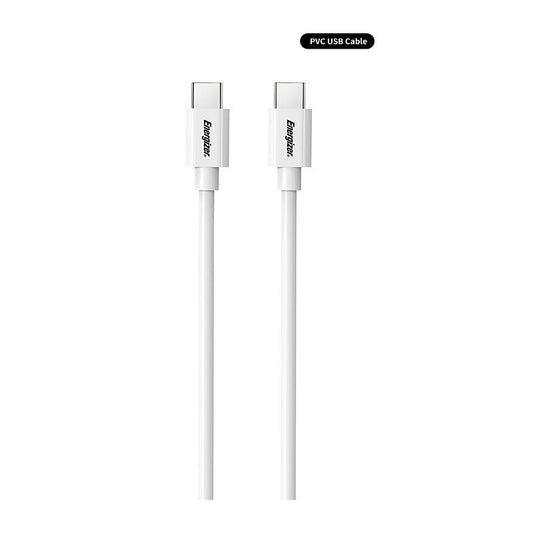 Energizer 2m TPE C-C Cable W  - EC121CKWH