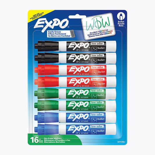 Expo Whiteboard Marker Blt Asst Pk16  - 2211266