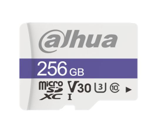 Dahua C100 256GB microSD 95MB/s 38MB/s 80TBW C10/U1/V10 UHS-I -25 C to +85 C Temperature Resistant Waterproof Anti-magnetic Anti X-ray 7yrs wty DHI-TF-C100/256GB