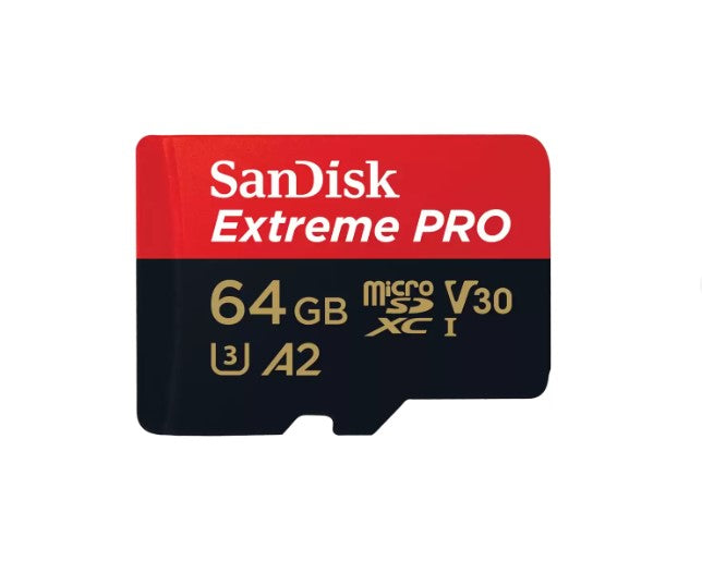 SanDisk Extreme PRO microSDXC UHS-I CARD - 64GB SDSQXCU-064G-GN6MA