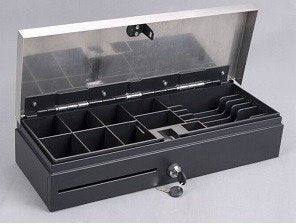 Partner FT-170 Flip Top Cash Crawer, 8 x Notes, 5 x Coins FT-170