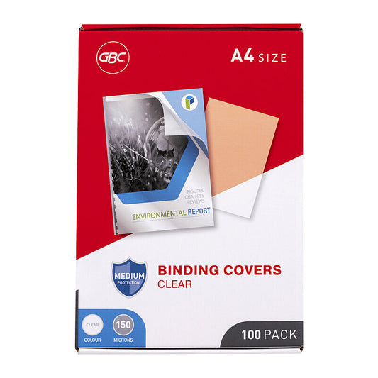 GBP Ib Bind Cov 150m A4 Pk100  - BCP15CLR100