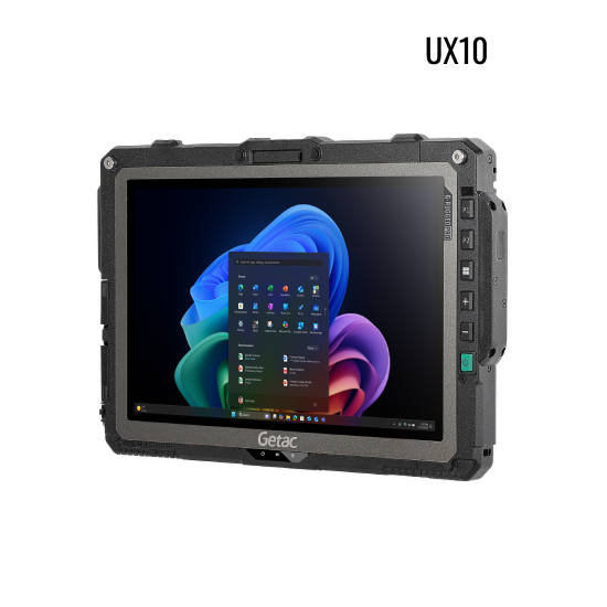 Getac UX10G5 16GB RAM - Ultra 5 226V, 10.1+Hello Cam., Win11+16GB, 256GB SSD, SR(WUXGA LCD+TS+stylus+Rear Cam), DC Power Jack+AC Adapter, WIFI+BT+4G GPS+PT UW1764VFX9XX