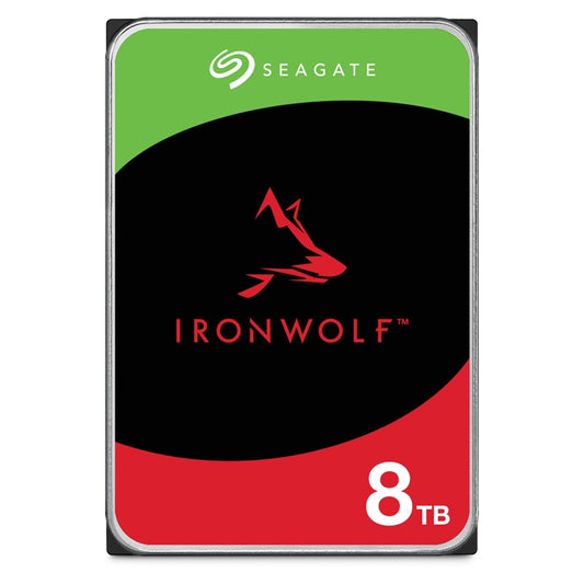 Seagate 8TB 3.5' IronWolf, SATA 6.0Gb/s, NAS 24x7, CMR, max. STR OD 202MB/s, 5400 RPM, 256MB Cache, HDD, 3Years Warranty (ST8000VN002) ST8000VN002