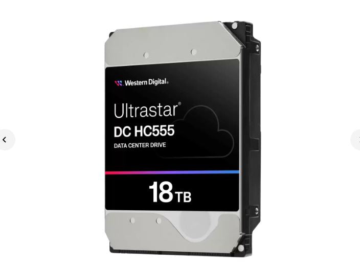 Western Digital WD Ultrastar 18TB 3.5' SAS HC555 Data Center HDD Storage 0B47747