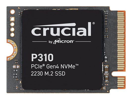 Crucial P310 1TB M.2 2230 NVMe SSD 7100/6000 MB/s 1M IOPS 220TBW 2M MTTF for MS Surface Pro Valve Steam Deck Asus Rog Ally Lenovo Legion Go MSI Claw CT1000P310SSD2