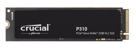 Crucial P310 500GB Gen4 2280 NVMe SSD 6600/3500 MB/s R/W 110TBW 520K/890K IOPS 1.5M hrs MTTF Full-Drive Encryption M.2 PCIe4 5yrs ~CT500P3PSSD8 CT500P310SSD8-P