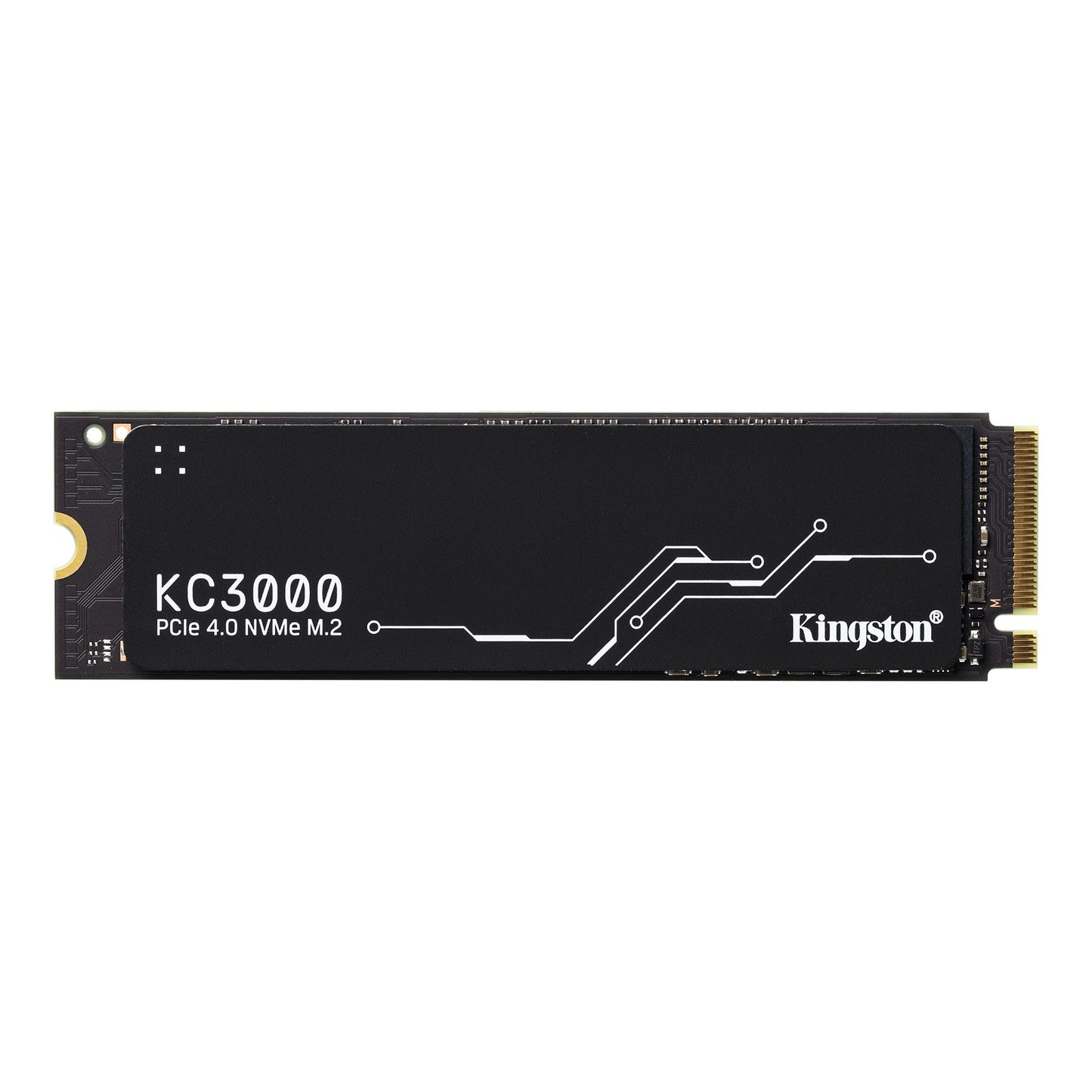 Kingston KC3000 1TB PCle 4.0 NVMe M.2 2280 7,000/6,000MB/s Random 4K 800TBW 3D TLC Phison E18 Low Profile Graphene Aluminium Heat Spreader SKC3000S/1024G