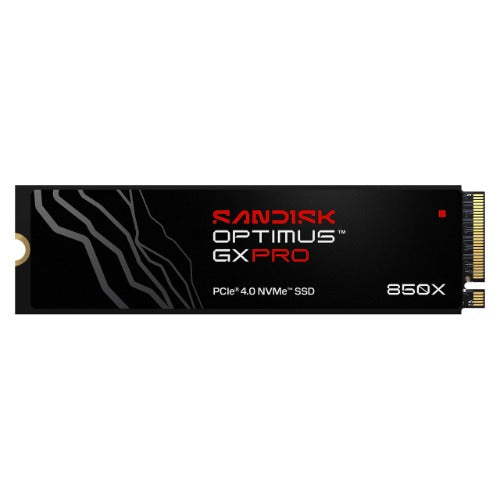 SANDISK Optimus GX PRO 850X PCIe 4.0 NVMe SSD, 2TB, Read 7, 300MB/s Write 6, 600MB/s, 5 Yr Warranty SDSP81200TAN-000E0