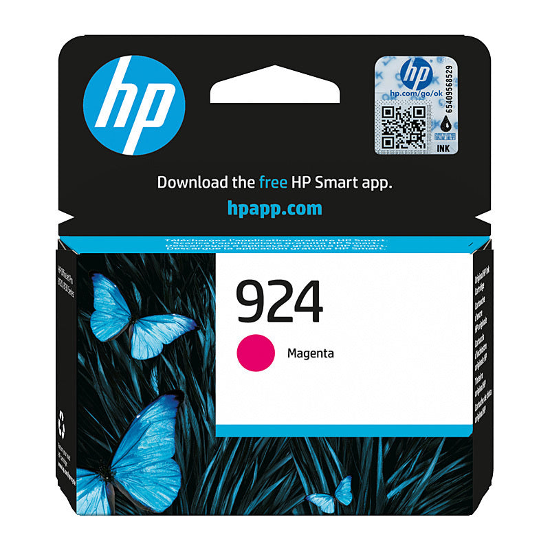 HP #924 Magenta Ink 4K0U4NA 400 pages - 4K0U4NA