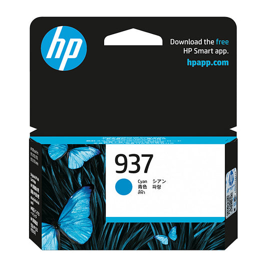 HP #937 Cyan Ink 4S6W2NA 800 pages - 4S6W2NA