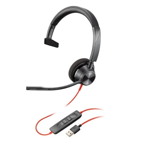 HP POLY BLACKWIRE 3310 USB-A HEADSET 767F7AA