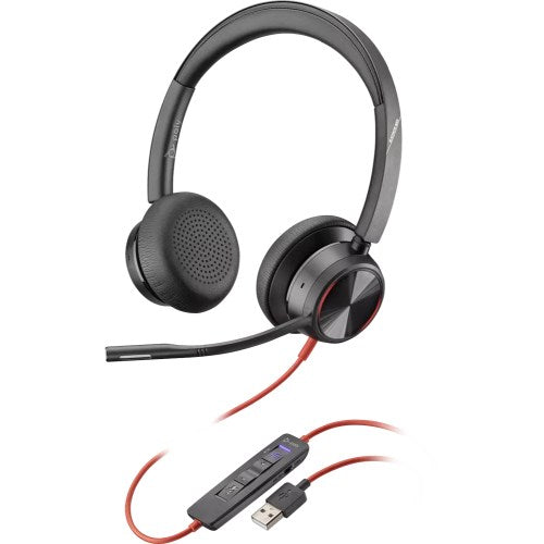 HP POLY BLACKWIRE 8225 MICROSOFT TEAMS CERTIFIED USB-A HEADSET 772K3AA
