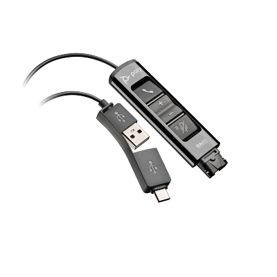 HP POLY DA85 USB TO QD BLACK ADAP TER TAA 786C7AA