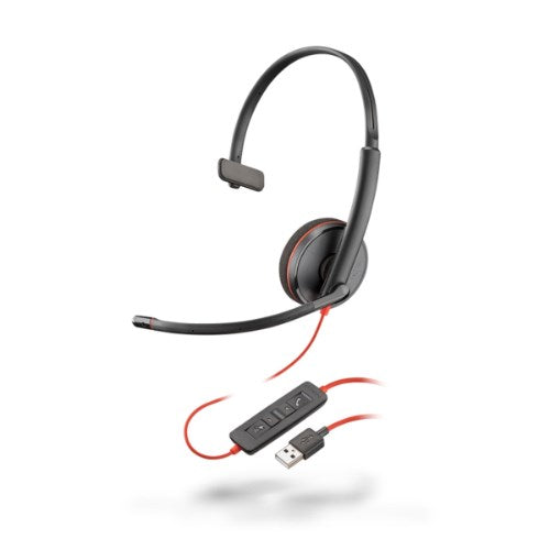 HP POLY BLACKWIRE 3210 MONAURAL U SB-A HEADSET 80S01AA