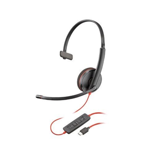HP POLY BLACKWIRE 3210 MONOAURAL USB-C HEADSET 80S09AA