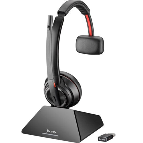 HP POLY SAVI 8210 OFFICE DECT 188 0-1900 MHZ SINGLE EAR HEADSET AUST 8D3K5AAABG