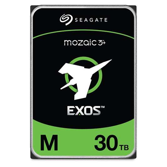 Seagate Exos M 30TB, Enterprise Internal Hard Drive HDD 3.5', 6GB/s, SATA 7200RPM, 512MB, 5YR WTY ST30000NM004K