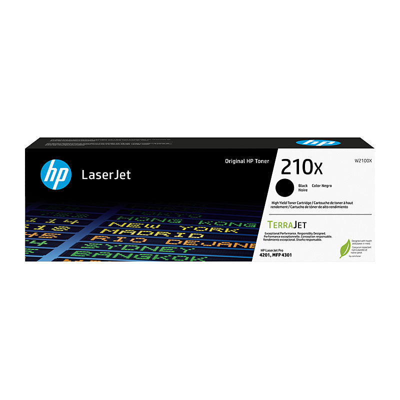 HP #210X Black Toner W2100X 7,500 pages - W2100X