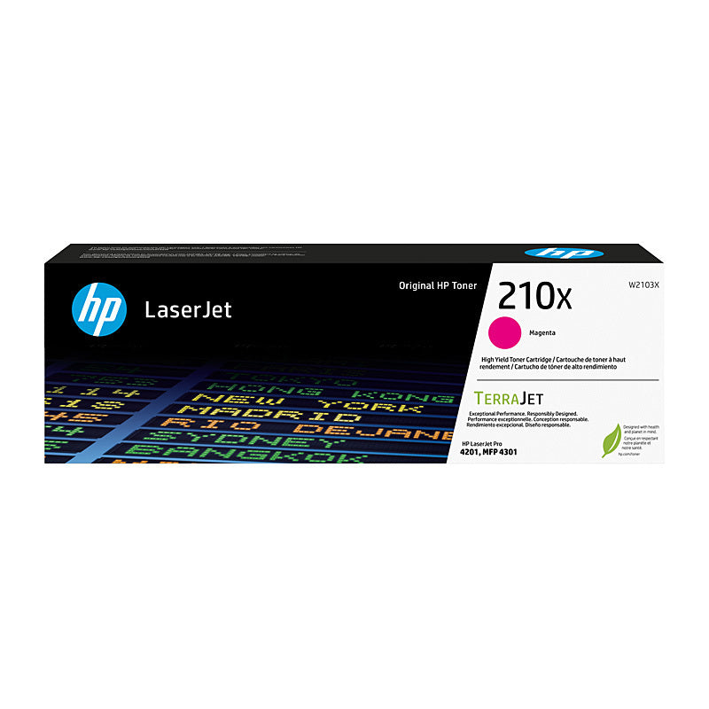 HP #210X Magenta Toner W2103X 5,500 pages - W2103X