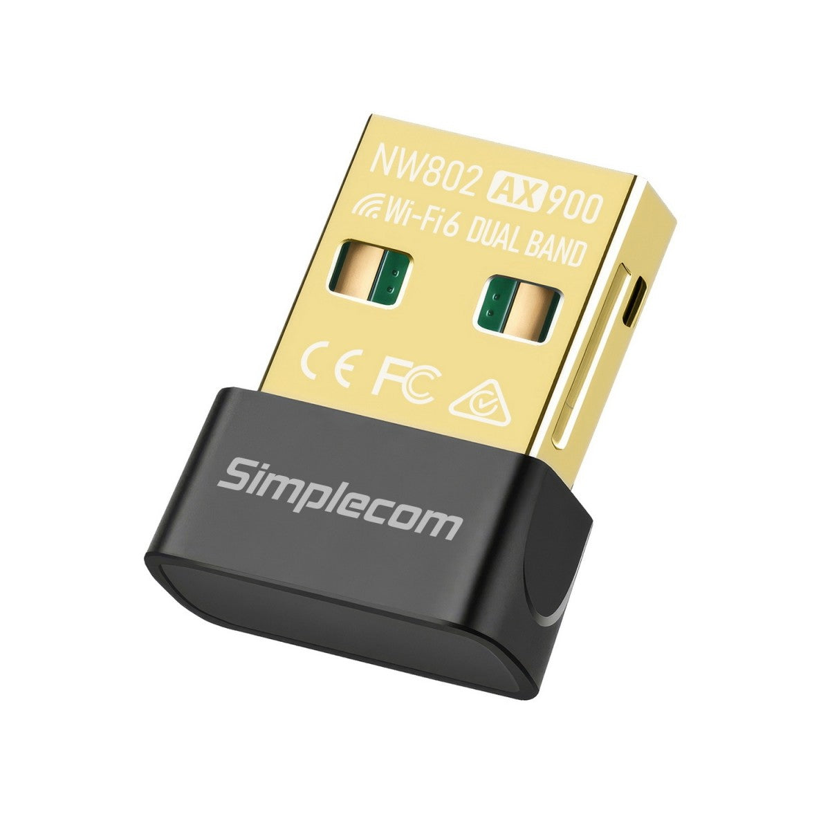 Simplecom NW802 AX900 Dual Band Wi-Fi 6 USB Wireless Nano Adapter NW802
