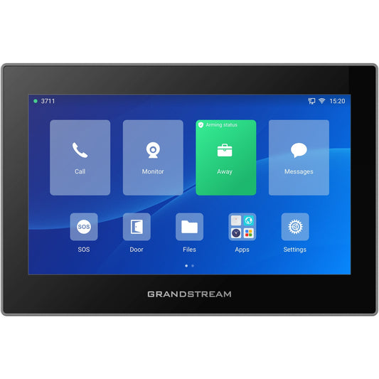 Grandstream GSC3575, 7-inch Touchscreen, HD Camera, 8xAlarm, Secure Boot & Data, Built-in Wi-Fi, PoE, and Bluetooth GSC3575