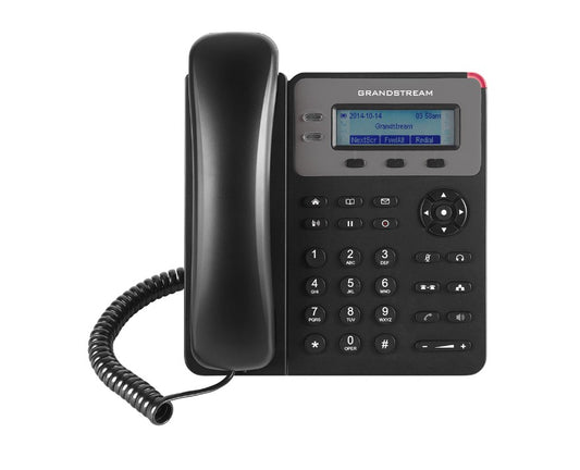Grandstream GXP1610P 1 Line IP Phone, 1 SIP Account, PoE, no PSU, 2 Call Appearances, 3-Way Voice Conferencing, 132x48 2.95 LCD screen GXP1610P