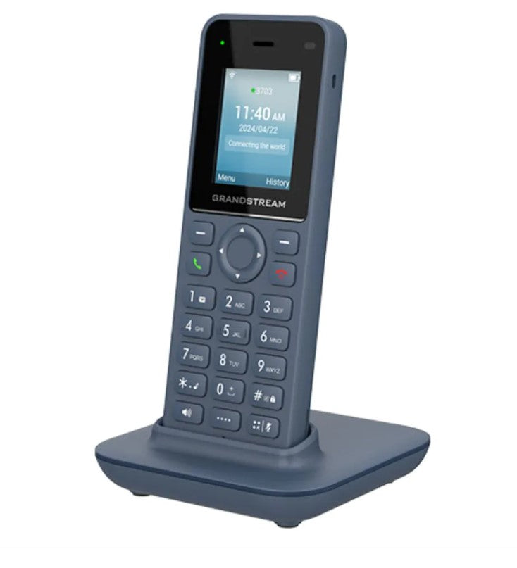 Grandstream WP816 Cordless Wi-Fi IP Phone with Integrated Dual-Band and 6-Hour Talk Time, Bluetooth, Wi-Fi, HD voice, 2 SIP Accounts, 2 Lines WP816