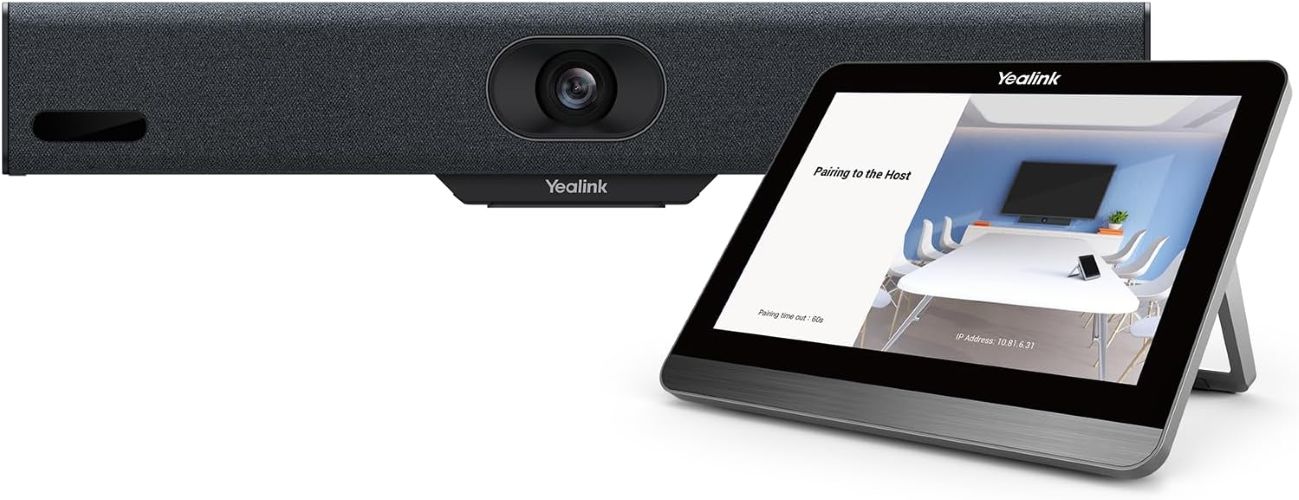 Yealink A10 All-In-One Android Video Collaboration Bar For Focus & Small Rooms, A10 Android Meeting Bar, CTP18 Touch Panel IPY-A10-020