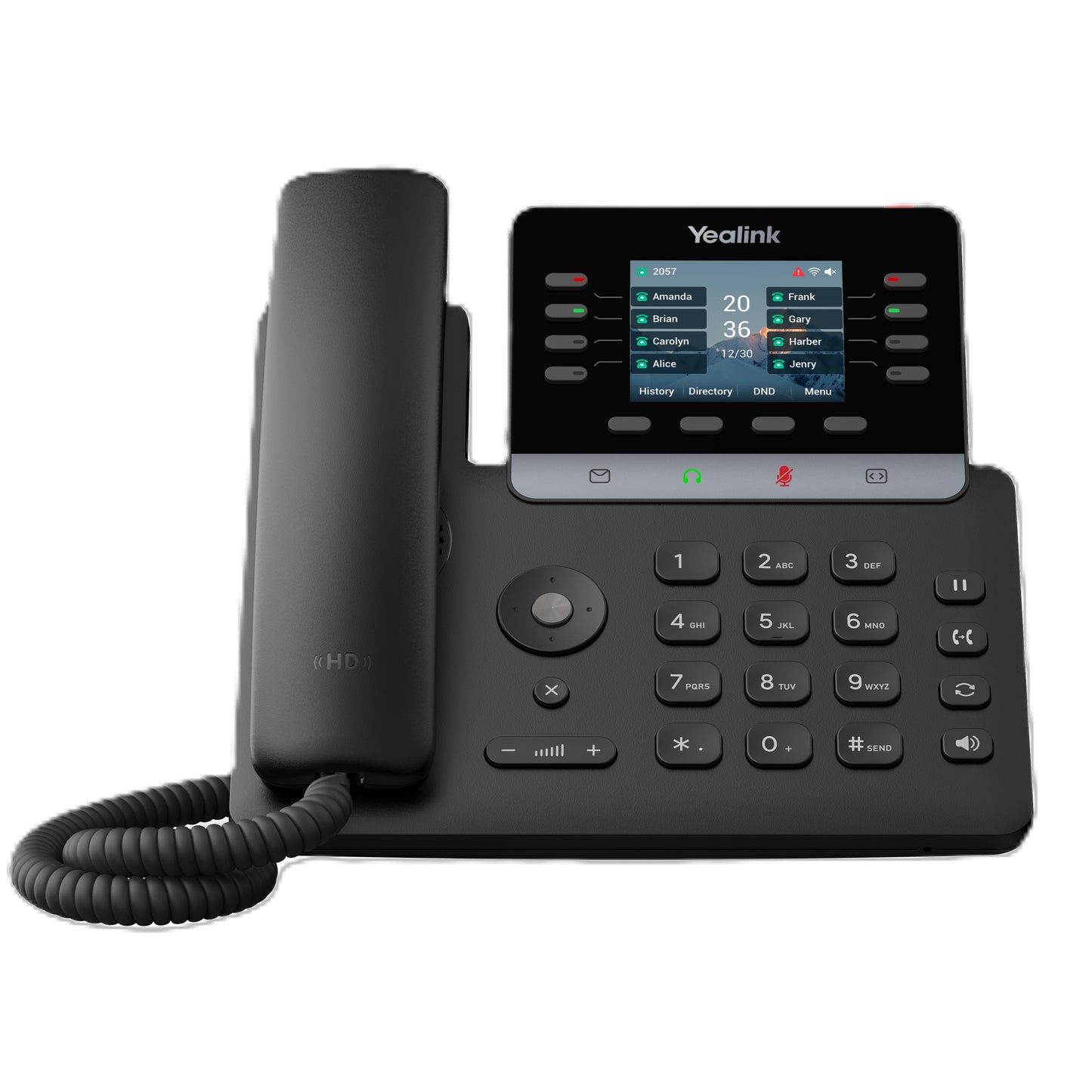 Yealink SIP-T73U (SBC READY) IP Phone, 2.8' Color Display, 12 SIP Accounts, HD Voice, USB & PoE,  T73U