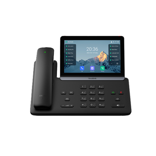 Yealink SIP-T88W Pro IP Phone, 7' Touchscreen, Android 13, HD Voice, Bluetooth Handset, Wi-Fi 6, Dual USB, PoE SIP-T88W-PRO