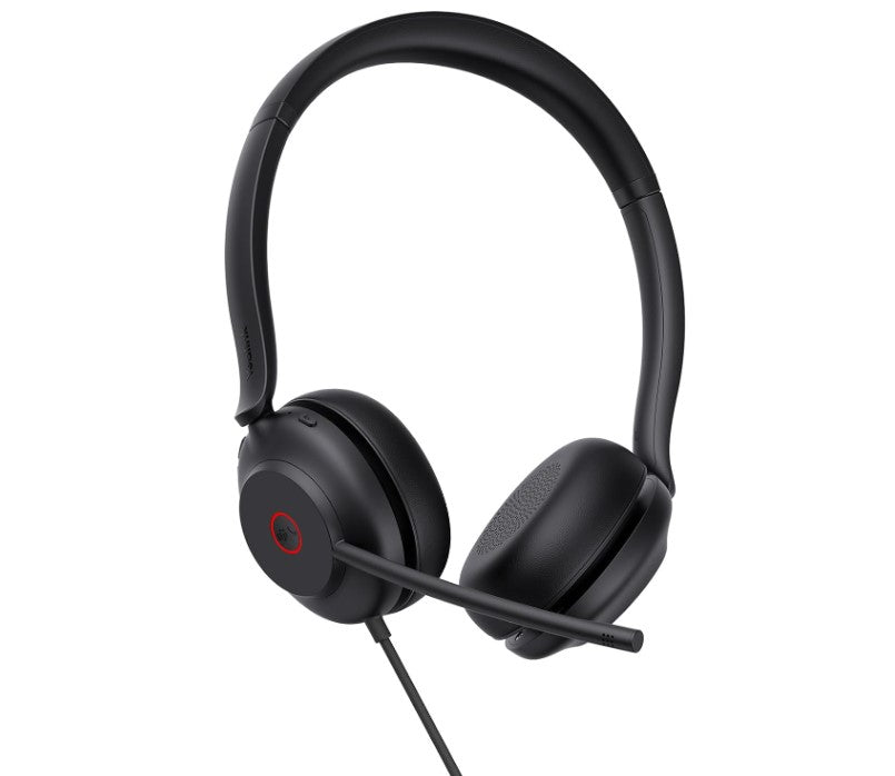 Yealink UH35 Dual UC USB-C/A Wired Headset, Microsoft Teams & UC Certified, Dual Noise-Canceling Microphones USB-A / 35mm Speaker, Lightweight UH35-D-UC-C/A