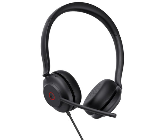 Yealink UH35 Dual UC USB-C/A Wired Headset, Microsoft Teams & UC Certified, Dual Noise-Canceling Microphones USB-A / 35mm Speaker, Lightweight UH35-D-UC-C/A