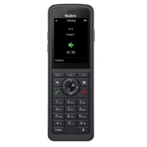 Yealink W59R-P Rugged DECT Handset Only, IP67, Bluetooth 5.2, dual-mic noise cancellation, 21 hrs talk time, 320 hrs standby, compatible W80/W90 multi W59R-PRO