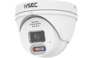 LX-Series IVSEC TURRET IP CAMERA 8MP 3.6MM FIXED LENS 15FPS POE IP66 LED ALERT 2 WAY AUDIO NC319XA