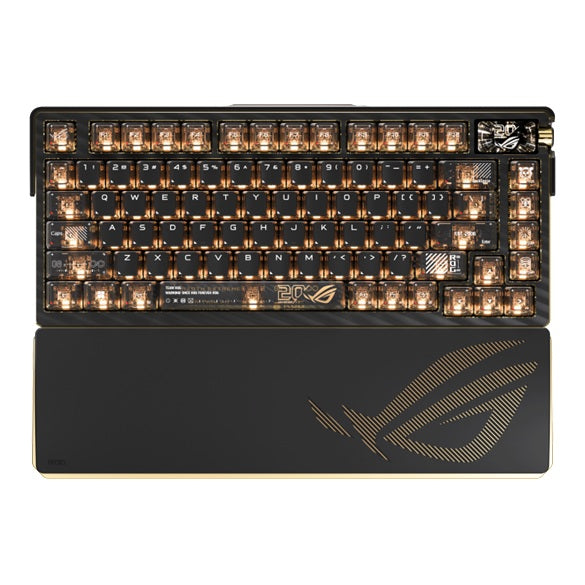 ASUS ROG AZOTH EXTREME EDITION 20 SNOW SWITCH - Gaming Keyborad, 75% gaming keyboard, ROG NX Snow, Tri-Mode (USB/RF 2.4GHz/BT 5), RGB, 8000Hz polling ROG AZOTH EXTREME EDITION 20 SNOW SWITCH