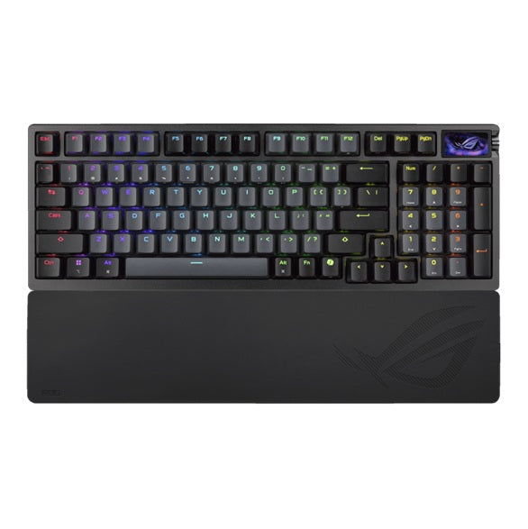 ASUS ROG AZOTH 96 HE LITE BLACK Gaming Keyboard, ROG HFX V2 magnetic switches, USB-C/2.4GHz/Bluetooth 5, RGB Aura Sync, 8000Hz, programmable keys ROG AZOTH 96 HE LITE BLACK
